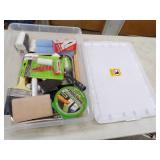 Tote with Painting Supplies