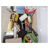 Tote with Painting Supplies