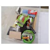 Tote with Painting Supplies