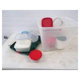 Tote with Kitchen Storage Containers