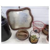 Vintage Décor,  Cream Can, Mirro, Bottles, Planters