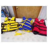 3 Life Jackets