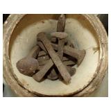 Bucket of Railroad Spikes