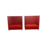 Red Booth Set 48x52x31 Red Booth Set 48x52x31