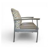 2 Arcadia Contract Haven guest chair designed for healthcare and commercial applications, featuring a metal frame and patterned upholstery. 2 Arcadia Contract Haven guest chair designed for healthcare and commercial applications, featuring a metal frame and patterned upholstery.