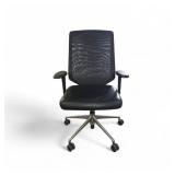 Halcon 14ft Conference Table, Outlets in each Drawer w/ 12 Leather Mesh Back Fully Adjustable Vitra Chairs Valued $22,000 Halcon 14ft Conference Table, Outlets in each Drawer w/ 12 Leather Mesh Back Fully Adjustable Vitra Chairs Valued $22,000