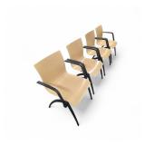 Set of 4 KI Stacking Chairs Set of 4 KI Stacking Chairs