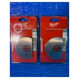 2 Pack - Milwaukee 3-1/8 inch Multi-Tool Segment Blade (Model 48-90-0045)