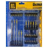 DEWALT MAXFIT ULTRA Screwdriving and Drill Bit Set (81-Piece)includes a medium ToughCase