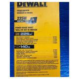 DeWalt DXAEPIP2W is a 225W portable power inverter