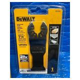 DEWALT Spring Assist Pocket Knife and Folding Utility Knife Set and a DEWALT Oscillating Tool Blade