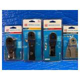 26 All new in package Imperial Blades oscillating tool cutting blades designed to fit various power tools.