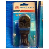 26 All new in package Imperial Blades oscillating tool cutting blades designed to fit various power tools.