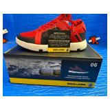 Size 6 Sea Doo Shoes $115 Retail Red/Black
