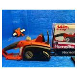 2-Homelite 14-inch 9 Amp Electric Chainsaws (Model UT43104)