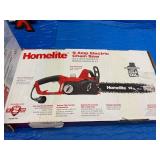 2-Homelite 14-inch 9 Amp Electric Chainsaws (Model UT43104)
