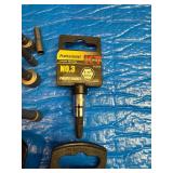 Huge Lot of scissor jack socket drill adapters and hex/ sockets