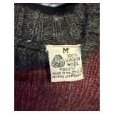 2- Size Medium Sweatshirts by Holloway and the other 100% Virgin Wool