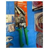 New - tool lot. Driver bits, offset screwdrivers , snips , cut off wheels, pliers and more