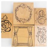 Stampin' Up! Wood Block Stamps - Floral & Decorative Motifs (Assorted) Stampin' Up! Wood Block Stamps - Floral & Decorative Motifs (Assorted)