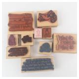 Wooden Rubber Stamp Set - Baby Theme: It's a Boy, Oh Baby, Twinkle Twinkle Wooden Rubber Stamp Set - Baby Theme: It's a Boy, Oh Baby, Twinkle Twinkle