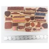 Stampin' Up! Wooden Mounted Rubber Stamp Set - Baby & Birthday Sentiments Stampin' Up! Wooden Mounted Rubber Stamp Set - Baby & Birthday Sentiments