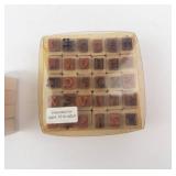 Hero Arts Dot-Letter Alphabet Set LL100 & Dot-Number Set LL101 - 30 Letter Stamps & 10 Numbers Hero Arts Dot-Letter Alphabet Set LL100 & Dot-Number Set LL101 - 30 Letter Stamps & 10 Numbers