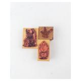 Wizard & Crystal Ball Rubber Stamp Set - 4 Wooden Stamps Wizard & Crystal Ball Rubber Stamp Set - 4 Wooden Stamps