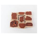 Stampin' Up! Don't Feel So Hot? Get Well Soon! Rubber Stamp Set (9 Stamps) Stampin' Up! Don't Feel So Hot? Get Well Soon! Rubber Stamp Set (9 Stamps)