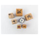 Stampin' Up! Insect Rubber Stamp Set - Bee, Butterfly, Ladybug, Spider, Ant (Lot of 7) Stampin' Up! Insect Rubber Stamp Set - Bee, Butterfly, Ladybug, Spider, Ant (Lot of 7)
