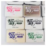 Memories Ink Pads - Dye Inkpad & Embossing Inkpad, Acid-Free, Assorted Colors Group of 12 Memories Ink Pads - Dye Inkpad & Embossing Inkpad, Acid-Free, Assorted Colors Group of 12