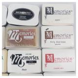 Memories Ink Pads - Dye Inkpad & Embossing Inkpad, Acid-Free, Assorted Colors Group of 12 Memories Ink Pads - Dye Inkpad & Embossing Inkpad, Acid-Free, Assorted Colors Group of 12