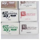 Memories Ink Pads - Dye Inkpad & Embossing Inkpad, Acid-Free, Assorted Colors Group of 12 Memories Ink Pads - Dye Inkpad & Embossing Inkpad, Acid-Free, Assorted Colors Group of 12