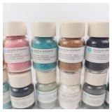 Martha Stewart Crafts Flocking Powder & Microbeads Color Set - 12 Jars Martha Stewart Crafts Flocking Powder & Microbeads Color Set - 12 Jars