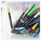 Stampin' Blends Alcohol Markers Dual-Tip - Assorted Colors with Storage Tub Stampin' Blends Alcohol Markers Dual-Tip - Assorted Colors with Storage Tub