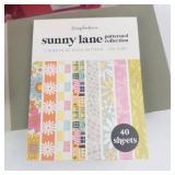 Sunny Lane Patterned Paper Collection & Lots of Assorted Cardstock Sunny Lane Patterned Paper Collection & Lots of Assorted Cardstock