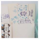 Card Making Supplies - Rubber Stampede Papers, Notecards & Lace Hearts Doilies Card Making Supplies - Rubber Stampede Papers, Notecards & Lace Hearts Doilies