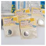 Imaginisce Music Button - 300 Hot-Fix Metal Accents for Paper & Fabric & Transfer Lettering Imaginisce Music Button - 300 Hot-Fix Metal Accents for Paper & Fabric & Transfer Lettering