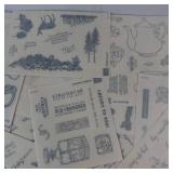 Sticker Assortment - Vintage Greeting Card Graphics & Sentiments Sticker Assortment - Vintage Greeting Card Graphics & Sentiments