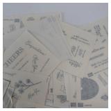 Sticker Assortment - Vintage Greeting Card Graphics & Sentiments Sticker Assortment - Vintage Greeting Card Graphics & Sentiments