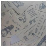 Sticker Assortment - Vintage Greeting Card Graphics & Sentiments Sticker Assortment - Vintage Greeting Card Graphics & Sentiments