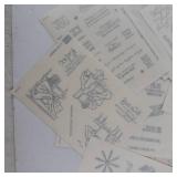 Greeting Sticker Sheets - Assorted Birthday, Thank You & Congrats Messages Greeting Sticker Sheets - Assorted Birthday, Thank You & Congrats Messages