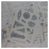 Greeting Sticker Sheets - Assorted Birthday, Thank You & Congrats Messages Greeting Sticker Sheets - Assorted Birthday, Thank You & Congrats Messages