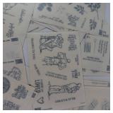 Greeting Sticker Sheets - Assorted Birthday, Thank You & Congrats Messages Greeting Sticker Sheets - Assorted Birthday, Thank You & Congrats Messages