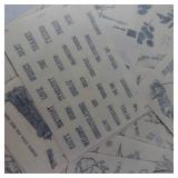 Greeting Sticker Sheets - Assorted Birthday, Thank You & Congrats Messages Greeting Sticker Sheets - Assorted Birthday, Thank You & Congrats Messages