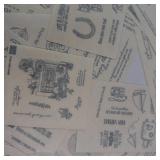 Greeting Sticker Sheets - Assorted Birthday, Thank You & Congrats Messages Greeting Sticker Sheets - Assorted Birthday, Thank You & Congrats Messages