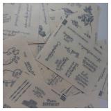 Greeting Sticker Sheets - Assorted Birthday, Thank You & Congrats Messages Greeting Sticker Sheets - Assorted Birthday, Thank You & Congrats Messages