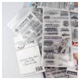 Clear Stamp Assortment - Mixed Brands (Art Impressions, Trinity, Honey Bee) Clear Stamp Assortment - Mixed Brands (Art Impressions, Trinity, Honey Bee)