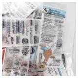 Clear Stamp Assortment - Mixed Brands (Art Impressions, Trinity, Honey Bee) Clear Stamp Assortment - Mixed Brands (Art Impressions, Trinity, Honey Bee)