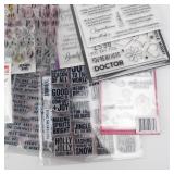 Clear Stamp Assortment - Mixed Brands (Art Impressions, Trinity, Honey Bee) Clear Stamp Assortment - Mixed Brands (Art Impressions, Trinity, Honey Bee)